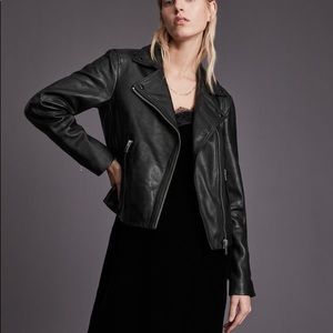 All Saints Classic Dalby Leather Biker Jacket